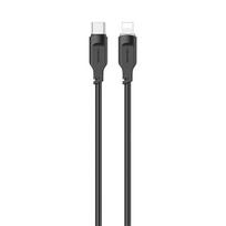 USAMS USB-C LAIDAS, SKIRTAS „LIGHTNING“ IPHONE 12 13 14 15 20W PD GREITAM ĮKROVIMUI, 1,2 M