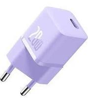 Adapteris Baseus GaN5 20W Mini, USB Type C, violetinė sp., 20 W