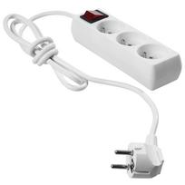 Buitinis ilgintuvas AWTools, AW24635, 3 x 1 mm², 1.5 m, IP20, 3 lizdų, su jungikliu