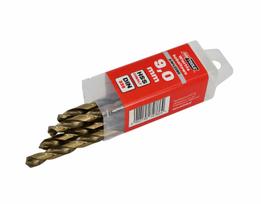 Metalo grąžtų rinkinys AWTools AW42065, metalas/plienui/plastikas, hss-co, cilindrinis, 6.5 - 40.5 mm x 10 cm