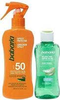 Purškiklis įdegio priežiūrai kūnui Babaria Solar Aloe 2-Piece Case SPF50, 300 ml