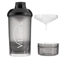 Vitalers-Shaker 500+150 ml rūkytas juodas