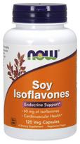 Soy Isoflavones - 120 kapsulių - NOW Foods