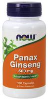 Panax Ginseng, 500mg - 100 kapsulių - NOW Foods