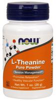 L-Theanine, Pure Powder - 28 grams - NOW Foods