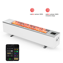 Aeno, 2000 W, baltas - Premium ECO išmanusis šildytuvas su židinio efektu