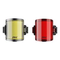 Knog Cobber Mini Twinpack, bicycle front and rear light set (KN13396)