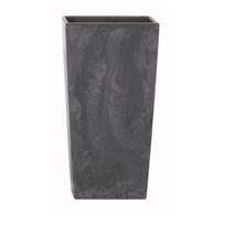 Vazonas Prosperplast Urbi Square Beton Effect DURS400E-S433, juodas