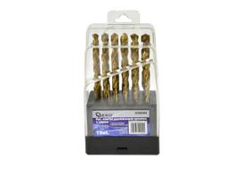 Metalo grąžtų rinkinys Geko G38244, metalas, hss, cilindrinis, 1-10 mm x 12 cm