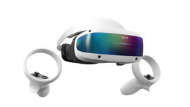 DPVR E4 VR Headset | PCVR Headset with Controller, 120 Hz refresh rate, 4K resolution, SteamVR Compatible