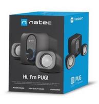 Natec Computer Speakers Pug, Black | Natec | NGL-2111