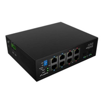Lanberg | Switch PoE 4xBT 4xAT 4xSFP Din Unmanagment Gigabit Ethernet | ILGE-8P-2S-120 | Unmanaged | Din rail