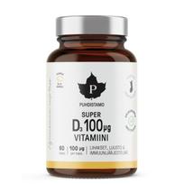 Puhdistamo - Super D3 vitaminas 4000 IU (100 µg), 60 kapsulių