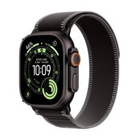 Apple Watch Ultra 3 GPS + Cellular  49mm Black Titanium Case with Black/Charcoal Trail Loop -Large,Model A3281, MF1H4QR/A