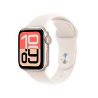 Apple Watch SE 3 GPS 40mm Starlight Aluminium Case with Starlight Sport Band – M/L,Model A3324 MEH54RK/A