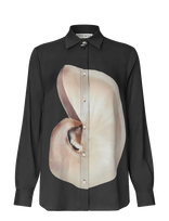 STINE GOYA - 2263 Dry Viscose, Long Sleeve Shirt - Marškinėliai ilgomis rankovėmis - Juoda