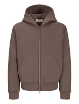 Jack & Jones - Jcolegacy Sweat Scuba Zip Hood Noos - Džemperis - Ruda