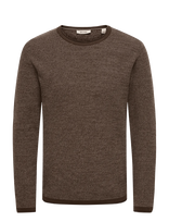 ONLY & SONS - Onseric Reg 12 Struc Crew Knit Noos - Apvalios apykaklės megztinis - Ruda