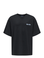 ONLY & SONS - Osjfred Milano Ovz Ss Tee - Marškinėliai trumpomis rankovėmis - Juoda