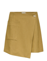 Object - Objlisa Re Wrap Skirt Noos - Trumpas sijonas - Chaki spalva