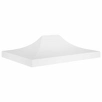 vidaXL Proginės palapinės stogas, baltos spalvos, 4,5x3m, 270 g/m²