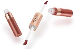 Kiko Milano skysti lūpų dažai su dviguba matine ir blizgia spalva, atspalvis 04, 7 ml