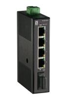 LevelOne IES-0510 Unmanaged Fast Ethernet Switch 4-Port 2048 Addresses Black