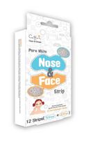 Cettua Cettua Pure Baltas Nose & Face Strip 12 veido valymo juostelių 12 vnt.