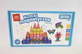 Anek Smily Play Konstruktoriaus magnetinės kaladėlės 112 dalių SmilyPlay SP85302 53020