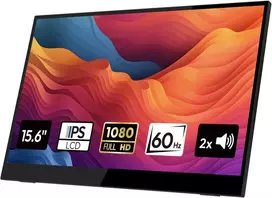 Logicom nešiojamasis liečiamasis monitorius 15,6 col. Full HD IPS 60 Hz GS156B2