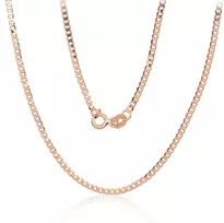 Diamond Sky Jewelry Itališka raudono aukso grandinėlė „Cartier II“