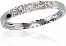 Diamond Sky Jewelry Auksinis žiedas su deimantais „Auksinė Meilė“
