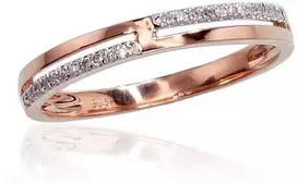 Diamond Sky Jewelry Auksinis žiedas su deimantais „Babylon III“