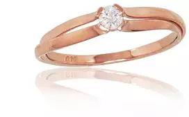 Diamond Sky Jewelry Auksinis žiedas su deimantais „Gražus Sapnas III“