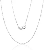Diamond Sky Jewelry Itališka balto aukso grandinėlė „Inkaras III“