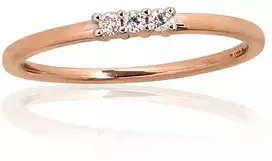Diamond Sky Jewelry Auksinis žiedas su deimantais „Tokijas XL“
