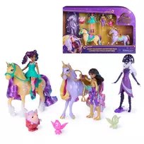 Unicorn Academy „Magic Unleashed“ nuotykių rinkinys su Sophia, Ava, Ravenzella lėlėmis, Wildstar, Leaf vienaragiais ir daugiau