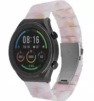 Fixed Fiksuotas dirželis su derva (Resin) – dirželis su greitu užsegimu 22 mm, skirtas išmaniajam laikrodžiui, Candy rožinė