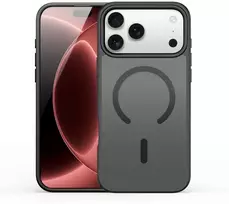 Dėklas DUX DUCIS case YIND compatible with MagSafe for iPhone 18 Pro Max / 17 Pro Max (Open Ring Version) juodas