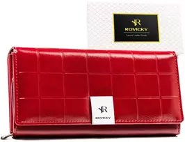 Prezent na Dzień Kobiet. Portfel damski eko skóra Rovicky RPX-20A-3