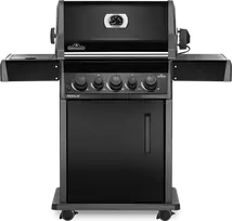 Dujinis grilis NAPOLEON Rogue 425 RSB su šonine virykle, juodas, 3* 14,25 kW
