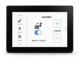 BleBox controlPanelM – 5 colių WiFi išmanusis ekranas / valdymo skydelis – juodas