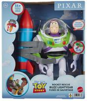 Mattel Disney Toy Story Interaktyvi figūrėlė Buzz Astral Lightyear su raketa 27 cm