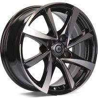 Ratlankis CARBONADO R15x6.5 4x108 ET 25 CB 65 (Black Front Polished) (620 KG kg)