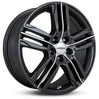 Ratlankis RONAL R17x7 5x120 ET 45 CB 65 (Matte Black Front Polished)