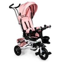 Triratukas EcoToys Deluxe JM-068-17 PINK, juoda sp./rožinė sp.