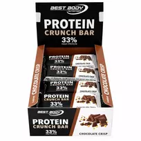 Best body - Protein Crunch bar 35g Chocolate Crisp 12 gab kastē
