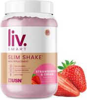 USN Liv.Smart Slim Shake Meal Replacement Strawberries and Cream Flavour 550g