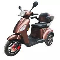 Elektrinis triratis motoroleris, BSMAGNUM2A, rudas, surinktas, 1000 W