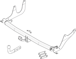 Priekabos prikabintuvas BRINK 524100